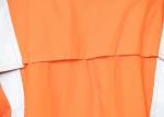 Double Stitching Safety Work Clothes High Visable Orange Jacket Bib Pants Suit