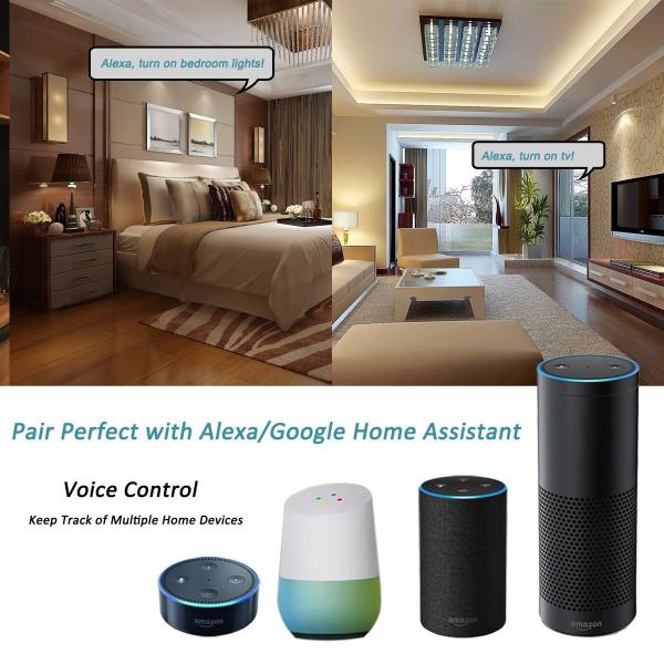 Small Wifi Smart Plug Socket Amazon Echo Assistant Compatible Remote Control Plug