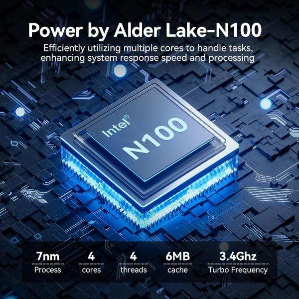 12GB RAM 512GB SSD Windows Laptop Computer Celeron N100 Quad Core FHD IPS Windows 11 Gaming Laptop