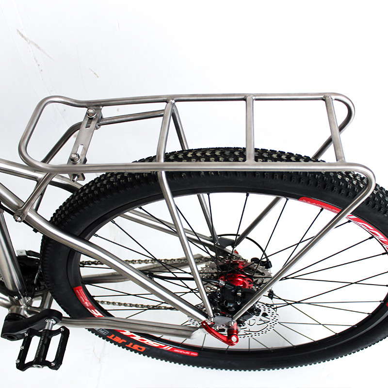 Customized Titanium Bike Parts Rear Rack Ti6al4v Luggage Rack For MTB