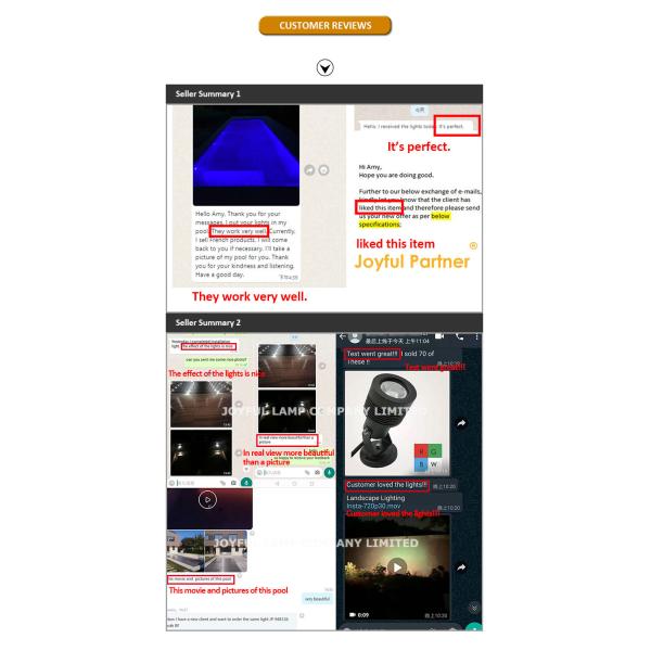 Factory Directly Supply IP 68 Input Voltage 24VDC 6X1W LED Single Color Beam Angle 8 Degree Pond LED Lights