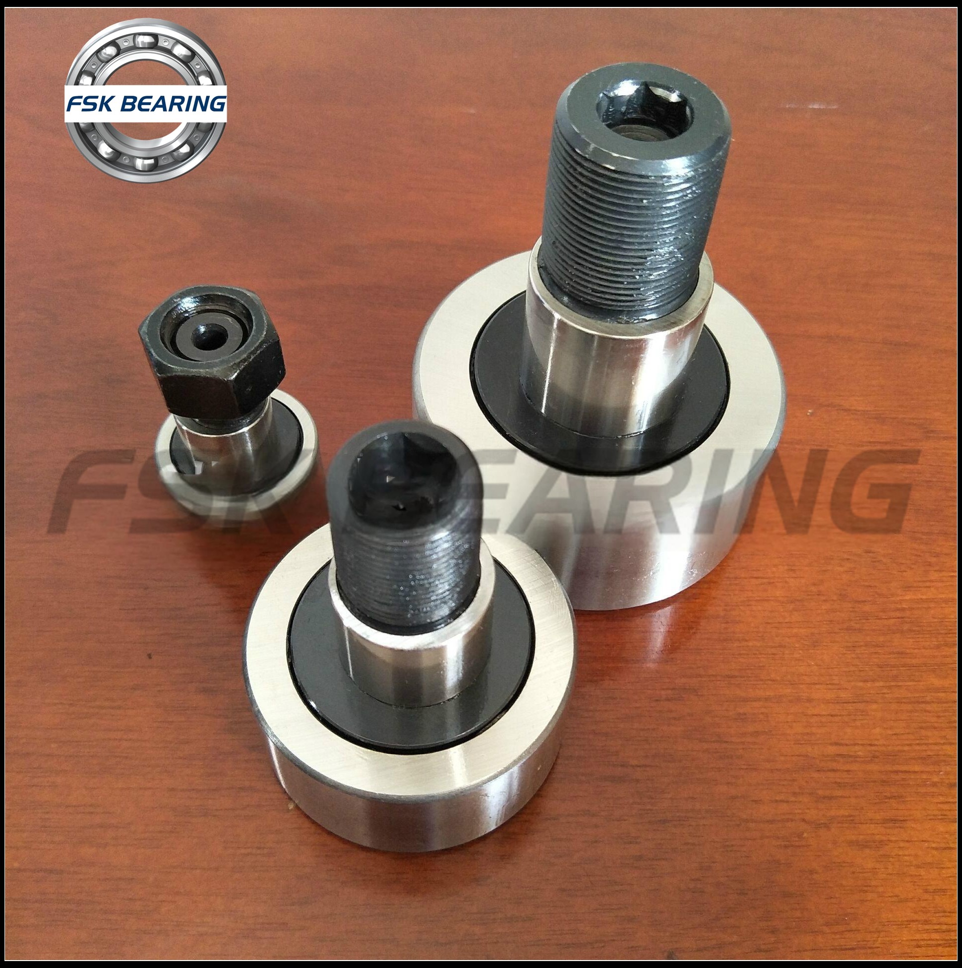 Thicked Steel CFE6R CFE6UUR CFE6BUUR CFE6BR Cam Follower Bearing With Eccentric Sleeve