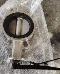 DN100 CF8M 150LB ANSI stainless steel butterfly valve