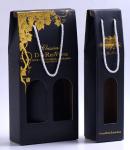 Manufacturer corrugated paper gift box custom portable wine box double pack wine