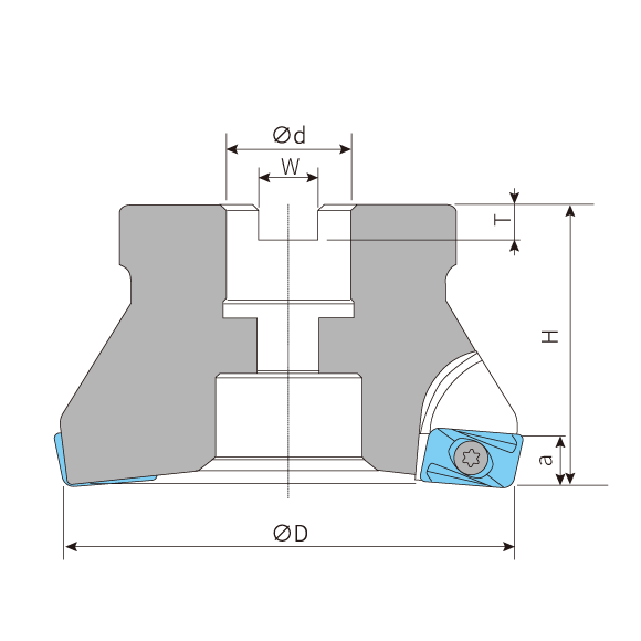 RAP-75° Face Mill