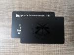 0.76MM Thickness Metal Business Card Steel Etched Glossy UV Spot Printing