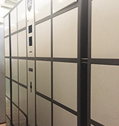 Self Service Intelligent Digital Laundry Locker with SMS Message Sending Indoor