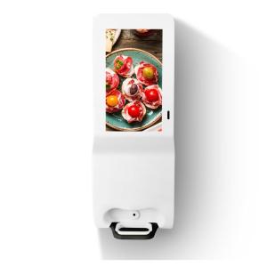 Wholesale 3000ml Automatic Hand Sanitizer Dispenser LCD Display Auto Gel Dispenser Digital Signage from china suppliers