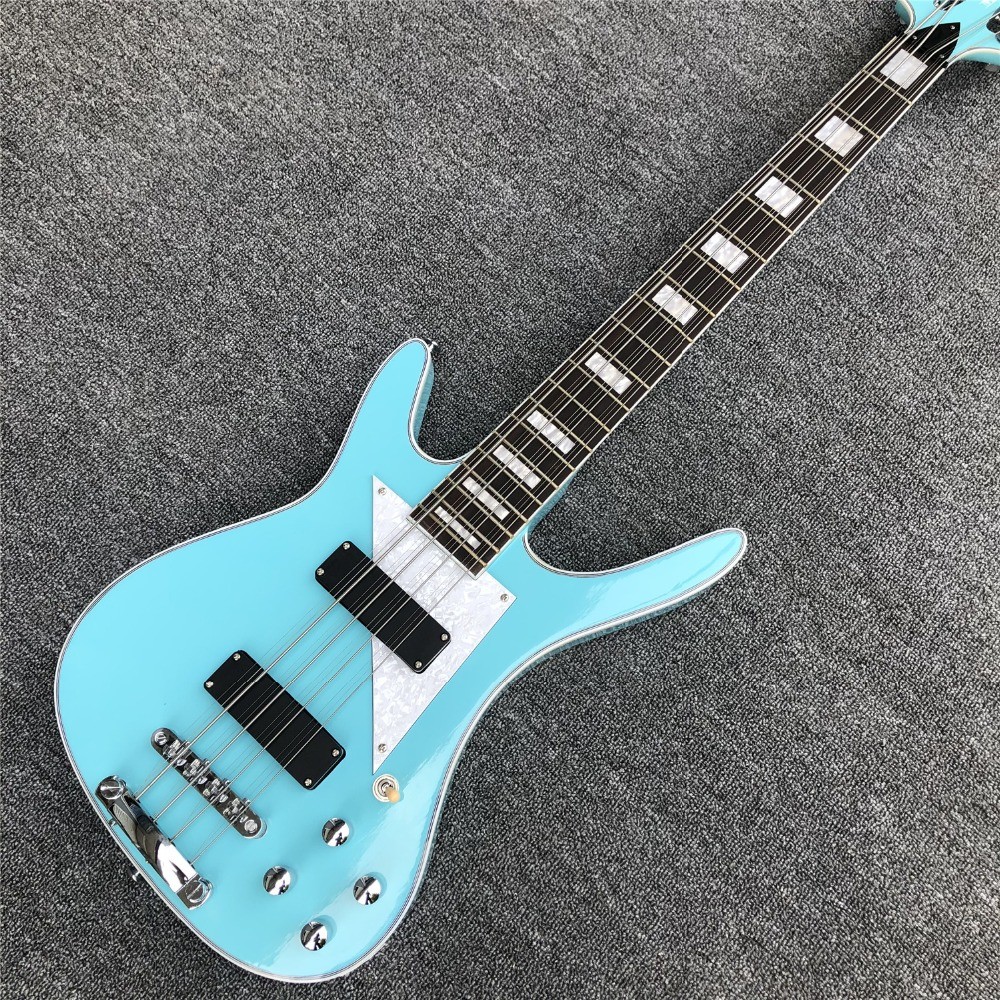 Top quality Ebony Fingerboard 4+8 Strings Bass Guitar Mahogany Body Neck