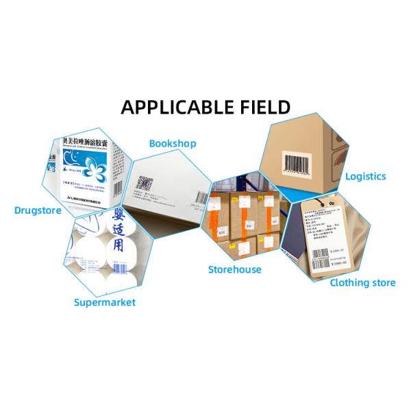 Operating Current 70MA ZP6800 1D Handsfree Barcode Reader Handheld Barcode Scanner