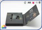Book Shaped Flip Lid Coated Paper Folding Carton Box Pen And Ink Gift Set