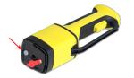 Rechargeable Cattle Electric Shock Prods 33cm ABS With LED Light