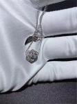 Piaget mini full diamonds rose necklace 18kt gold with white gold or yellow gold