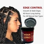 Mustache Suitable Whole Sale Loc N Twist Hair Gel for Extreme Hold and Glitter
