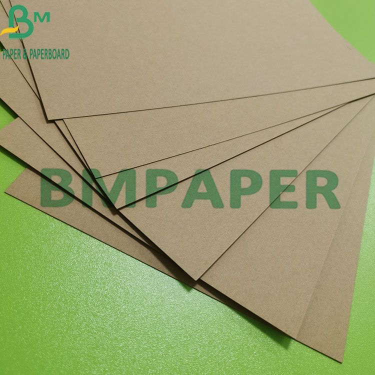 150g - 450g Double Side Wood Pulp Recyclable Reddish Brown Kraft Jumbo Paper