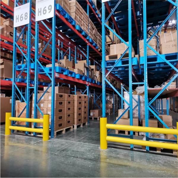 Workshop Collision Barrier Straight Barrier Column Protectors For Outdoor Road Safety