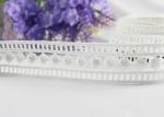 Beige Cotton Guipure Embroidery Water Soluble Polyester Lace Trimming for Doll
