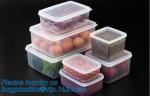 Factory direct sale pp plastic food storage canister set food preservative box