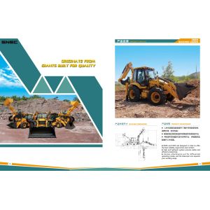 1cubic Bucket Capacity Hydraulic Backhoe Wheel Loader Shanmon 388h