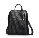 Real cow leather backpacks young lady school bags fashion travelling bag