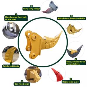 Wholesale 40 Ton Excavator Stump Ripper Second Msia Hydraulic Xcentric Vibro Ripper from china suppliers