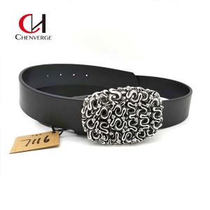 Wholesale Width 38mm Genuine Leather Ratchet Belt Casual Style For Men from china suppliers