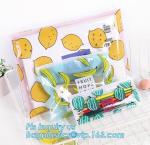 Slider zipper Clear pvc bag for package Vinyl transparent pvc bag cosmetic
