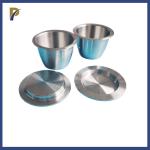 Laboratory Analysis Zirconium Crucible With Rims Molten Precious Metal Zr702