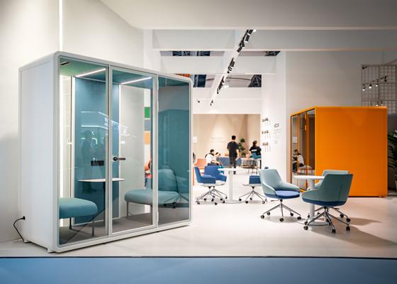 High quality soundproof phone booth acoustic office meeting pods with furniture