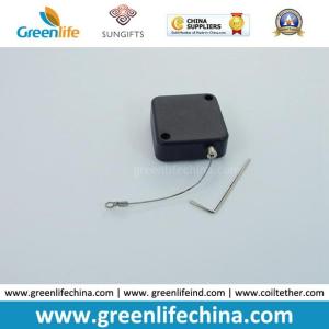 Wholesale Security Cable Lockable Square Black Retractor for Jewelry Electronics Displaying from china suppliers