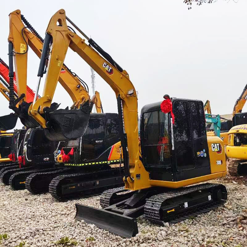 Used Caterpillar 306 Excavator 0.22m³ Bucket Capacity 105L Fuel Tank 35kw Rated Power