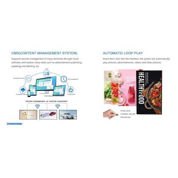 49 Inch Wall-Mounted Digital Poster Display Touch Screen with Metal Casing for Indoor Use Subway & Airport OEM 1-Year Warranty