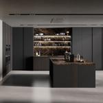 Solid Wood Kitchen Cabinets Home Includes Solid Surface Countertop For Living