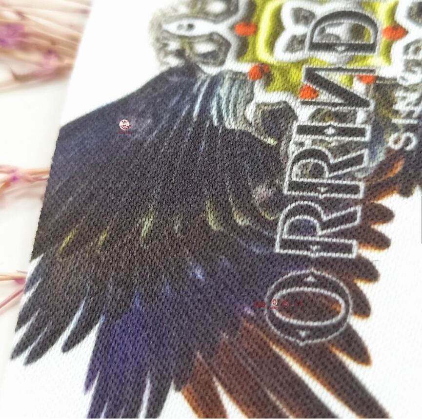 High End Custom Printed Clothing Labels Neck Collar Tags for Clothing