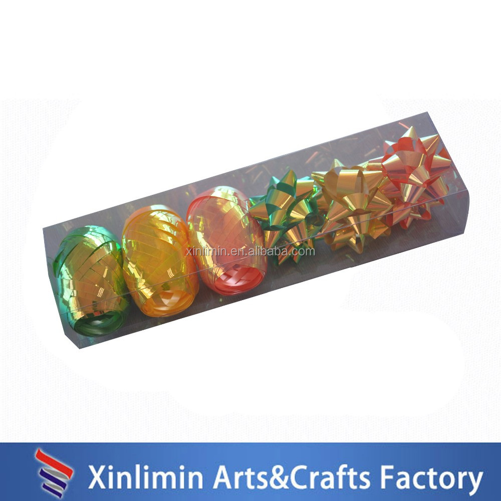Customized Custom Style Ribbon Bow With Elastic Loop 2016 Logo and Rotary Printing