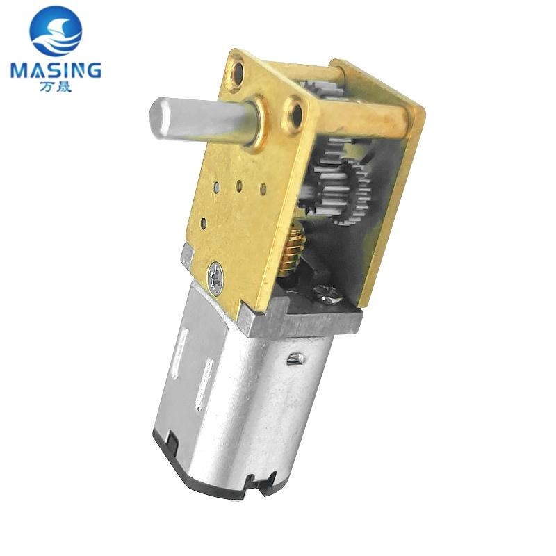 MS12Z20 DC Worm Gear Motor 12v 24v Brushed Mini Gearbox High Torque Micro DC Gear Motor
