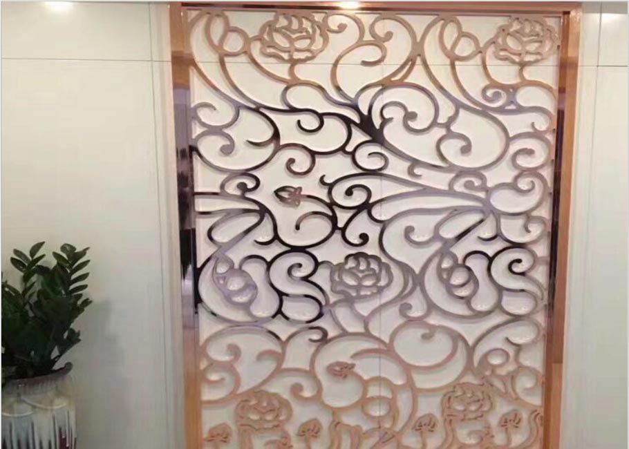stainless steel laser cut screen