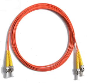 Wholesale 62.5 / 125 Duplex Orange Fiber Optic Patch Cord , 5Mtrs PVC Lc To Sc Fiber Cable 1310nm / 1550nm Wavelength from china suppliers