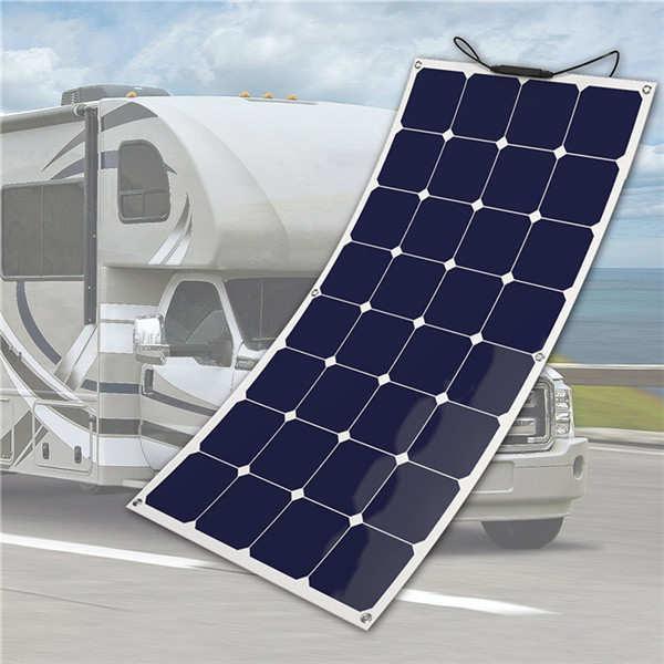 Quality Flexible Solar Panel Semi flexibility 5 Watt to 360 Watt size Customized For Golf Cart RV Motorhome Marine Boat for sale