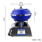 120W Jewelry Polishing Machine 12'' Vibratory Tumbler Polishing Machine