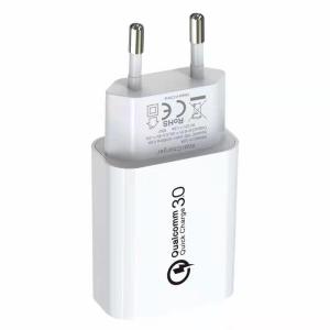China 3A 18W USB Wall Fast Mobile Phone Charger QC3.0 EU / US Plug on sale