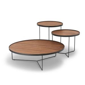 Wholesale Contemperary Oval Mdf Wood And Metal Coffee Table Set Furniture For Living Room from china suppliers