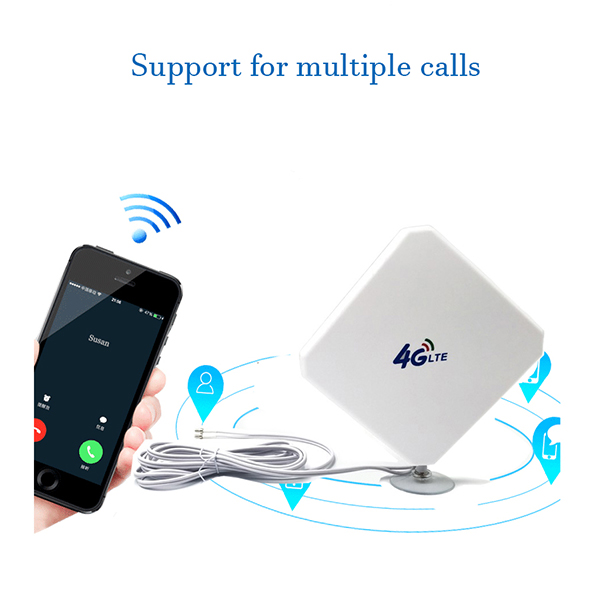 High Gain 600-2700mhz 4G LTE TS9 Connector Antenna for Wifi Panel Size 50mm*70mm*12mm