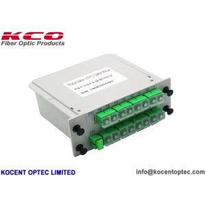 Buy cheap High Reliability 1x16 Fiber Optic Splitter LGX Module for 19'' Patch Panel with from wholesalers