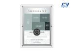 A4 Ultra - Slim Acrylic Frame Crystal LED Light Box For Advertisement