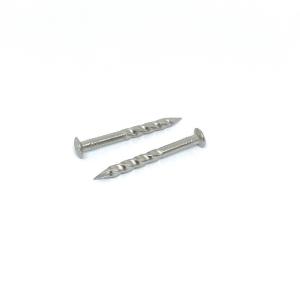 Wholesale Checkered Oval Head SUS304 Twist Shank Nails 3.75X42MM Size from china suppliers