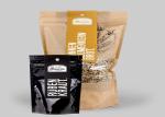 Powder Biodegradable Kraft Paper Pouch High Strength Stand Up Without Printing