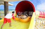 Aqua Park Adult And Children Tornado Water Slide Large Customized