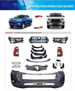 Wholesale Hilux Revo 2016 Upgrade To 2021 Revo ABS Plastic Body Kit from china suppliers