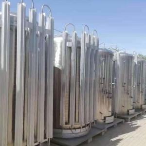 Wholesale Vacuum Micro Bulk Co2 Tanks 3m3 Double Layer Mobile Cryogenic from china suppliers
